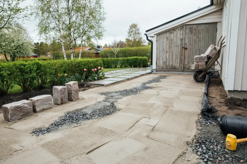 ska du asfaltera uppfarten s planerar du underarbete avvattning och kantst d f r ett h llbart resultat